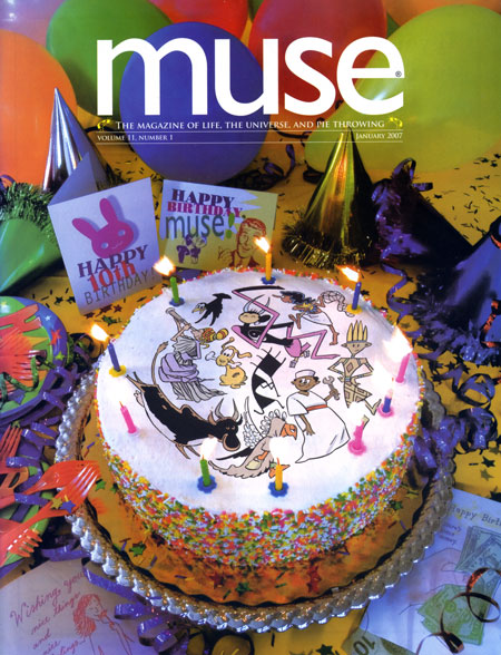 Muse cover, January 2007, 10th anniversary issue