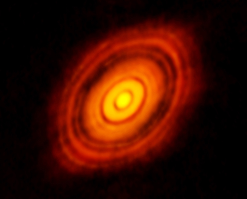 Protoplanetary disk around HL Tauri