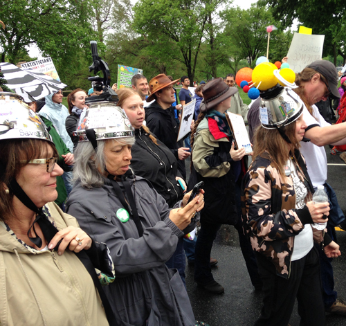 Science march, hats